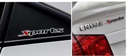 20PCS LOT 3D Metal Personalized sports Emblems badges stickers Car styling237j