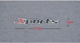 20PCS LOT 3D Metall personalisierte Sport Embleme Abzeichen Aufkleber Auto Styling196Z