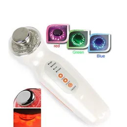 Lowest price! Color Photon LED skin rejuvenation Light Therapy 3 MHz Ultrasonic equipment Beauty Device Machine