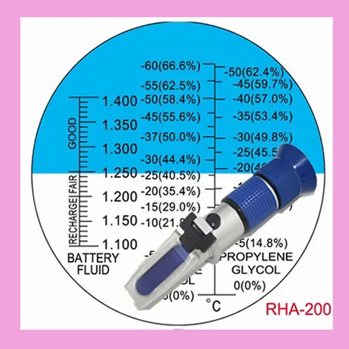 Réfractomètre numérique pour l'analyse de l'éthylène glycol