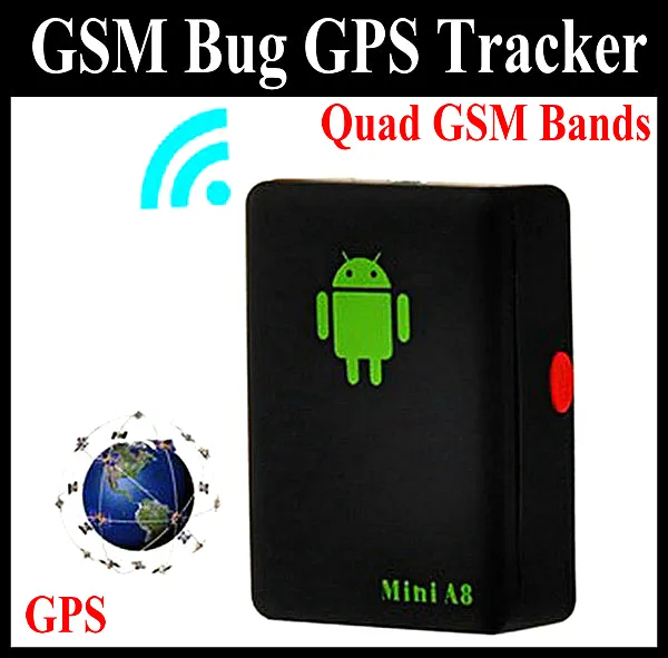 Mini traceur GPS GPRS GSM quadri-band tracker GPS