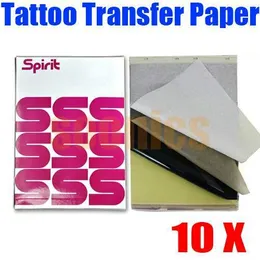 Tatouage Esprit Transfert Pochoir Papier Tatouage Copie Thermique Carbone feuilles de reprographie hectograph WS011