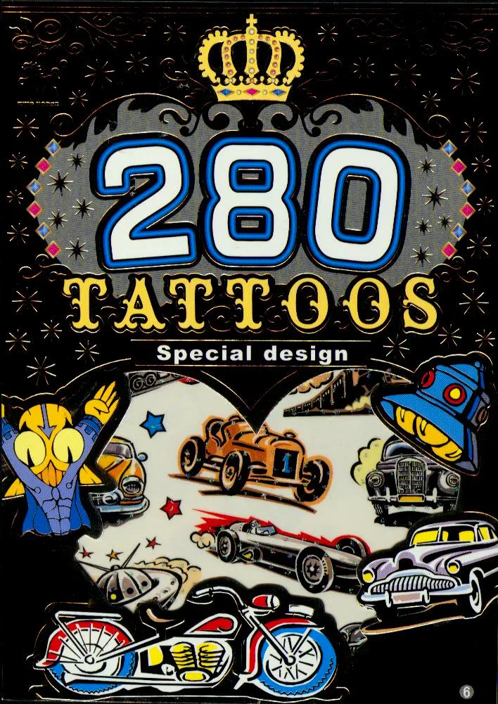 280 Temporary Tattoos - F Style – Fatcatz-copy-catz