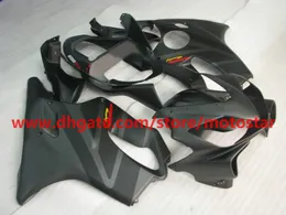 Injektionsform Bodywork Fairings Kit för Honda CBR 600F4I 2001 2002 2003 CBR600 F4I 01 02 03 platt svart