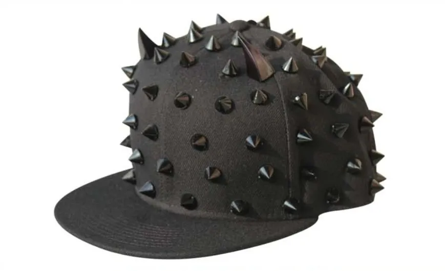 Block Color Hore Hat 2 Tone Ox Horn Caps Blank Rivet Hats Baseball Caps