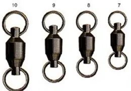 Big Game Fishing Ball Bearing Swivel Solid Ring Swivel 50st/Bag