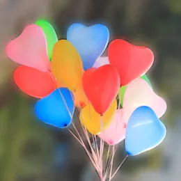 Decoração da sala de casamento bonito espessamento balões forma do coração 8 tipos de cor sólida balões bonito para o casamento carro bar party kids 'brinquedo