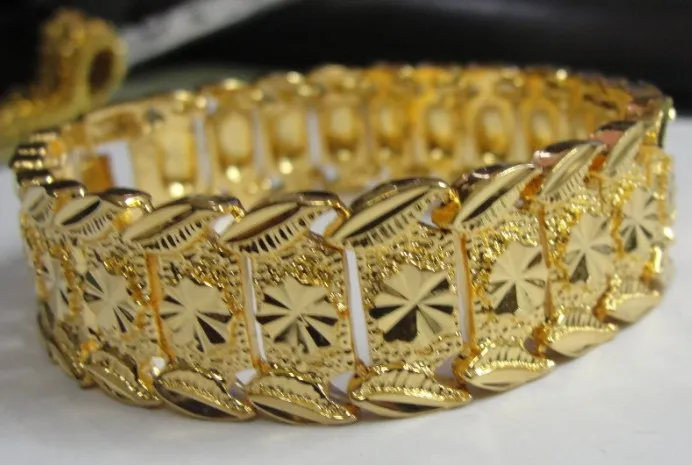 Fashion Jewelry Women/Men New Trendy 18K Real Gold Plated Wheat Chain  Bracelets U7 H383 | Wish | Mens bracelet gold jewelry, Mens gold bracelets,  Gold chains for men