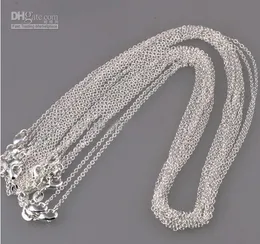 1MM 16' 18' 20" SILVER CHAINS ROLO NECKLACE WHOLESALE