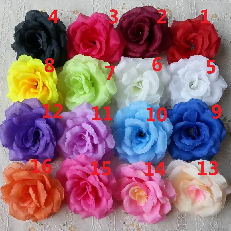 20 Pezzi Teste di Fiori Artificiali Elegante Set, Decorazione
