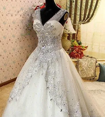 Blingy wedding hotsell dresses