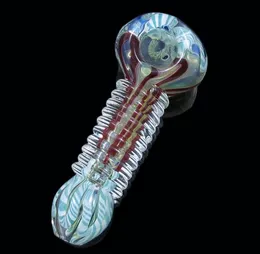 GP39 hand blown glass art ware water percolator different color smoking color pipe Length: 12cm