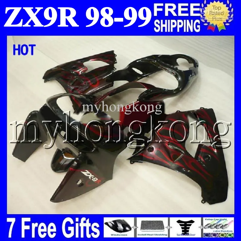 DHgate.com:NEWZX9R Full Fairing Kit for KAWASAKI 98-99