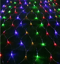 Moda peri yılbaşı ağ örgüsü avizeler LED fileler ışıkları net 3m * 2m 200LED lambalar