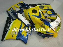Kit carenatura moto per Honda CBR600F2 91 92 93 94 CBR600 F2 1991 1992 1994 ABS Top Set carenature giallo blu + Regali HG07