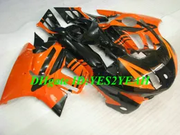 Honda CBR600F3 95 96 için özel Motosiklet Kaporta kiti CBR600 F3 1995 1996 ABS Turuncu siyah Fairings set + Hediyeler HQ08