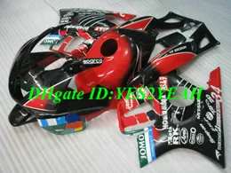 Custom Motorcycle Fouring Kit dla Honda CBR600F3 97 98 CBR600 F3 1997 1998 ABS Top Red Black Fairings Set + Gifts HQ18