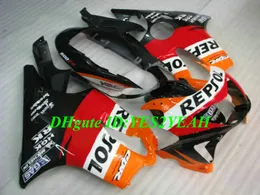 Kit carena stampo iniezione personalizzato per Honda CBR600F4 99 00 CBR600 F4 1999 2000 ABS Set carene rosso arancione nero + regali HJ02