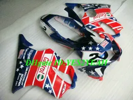 Honda CBR600F4 için özel Enjeksiyon kalıp Kaporta kiti 99 00 CBR600 F4 1999 2000 ABS Kırmızı mavi Fairings set + Hediyeler HJ03