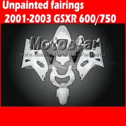 Неокрашенные обтекатели для 2001 2002 2003 SUZUKI GSXR 600 750 K1 GSXR600 GSXR750 01 02 03 обтекатель комплекты