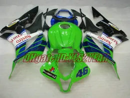 Honda CBR600RR 07 08 CBR için motosiklet Kaporta kiti CBR600RR F5 2007 2008 CBR600 ABS Yeşil mavi Fairings seti + Hediyeler HX07