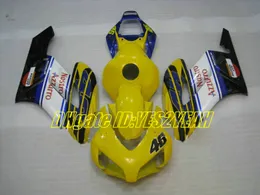 Honda CBR1000RR 04 05 CBR 1000RR 2004 2005 CBR1000 ABSイエローホワイトブルーフェアリングセット+ギフトHM27