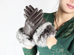 Rękawice skórzane damskie damskie rękawiczki skórzane rękawiczki skórzane rękawiczki 12 par / partia # 1349