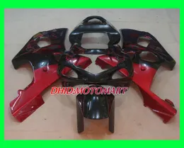 Custom Fairing kit for SUZUKI GSXR1000 K2 00 01 02 GSXR 1000 2000 2001 2002 Red flames black Fairings set SD01