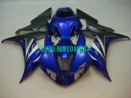 ヤマハyzfr1 02 03 YZF R1 2002 2003 YZF1000 ABSブルーブラックフェアリングセット+ギフトYC04