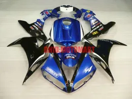 Full Tank Fairing Kit för Yamaha YZFR1 04 05 06 YZF R1 2004 2005 2006 YZF1000 ABS Blue Black Fairings Set + Gifts YD16