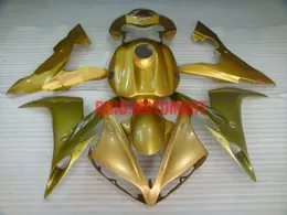 طقم أدوات الخزان الكامل لـ YAMAHA YZFR1 04 05 06 YZF R1 2004 2005 2006 YZF1000 ABS مجموعة fairings الذهبية + هدايا YD23