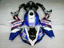 طقم غطاء خزان كامل لياماها YZFR1 07 08 YZF R1 2007 2008 YZF1000 ABS أبيض أزرق Fairings set + gifts YE05