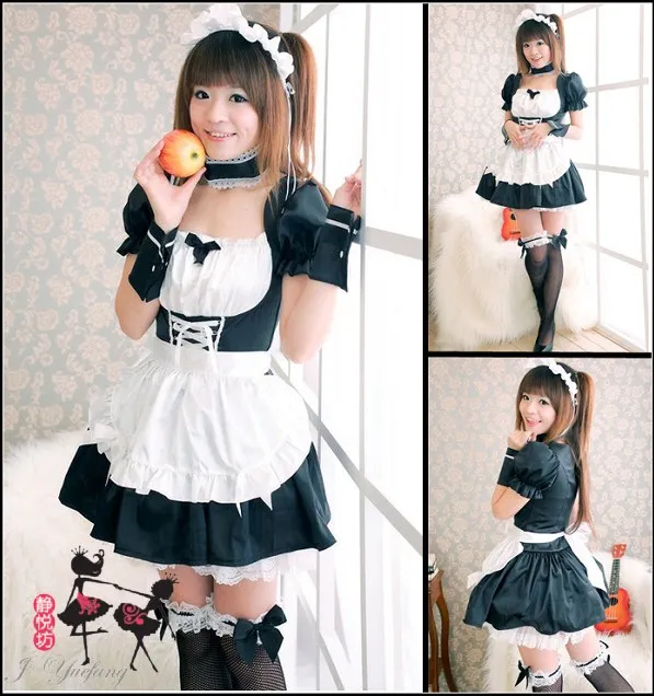 Save Big on Bulk Anime Dress Costumes Sexy Anime Costumes Lolita Maid Lace  Dress, Black Cosplay Outfit For Women, Perfect For Halloween, Christmas And 