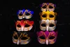 Promoção de envio expresso venda máscara de festa com máscara de glitter dourado veneziana unissex brilho máscara veneziana fantasia de carnaval melhor qualidade