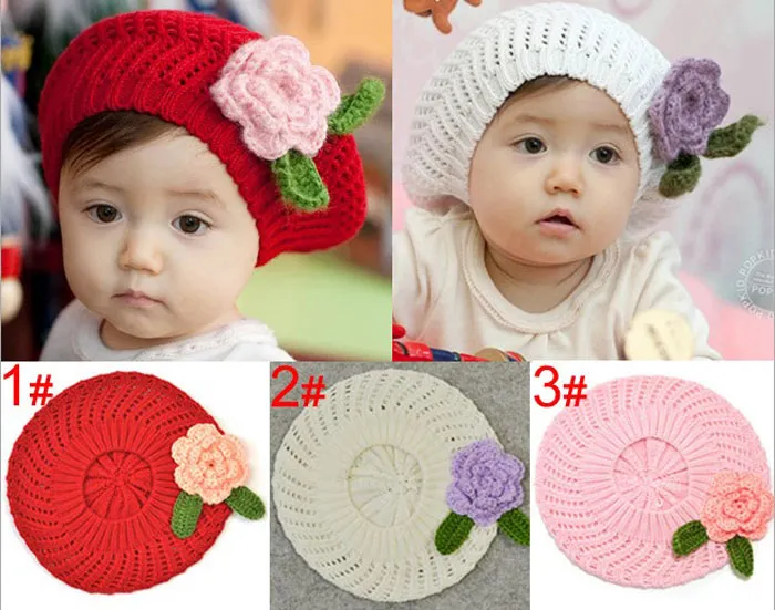 Crochet baby top beret