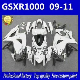 Wysokiej jakości biały czarny zestaw owiewki dla Suzuki GSX-R1000 2009 2010 2011 K9 K9 REMALET Fairings Zestaw GSXR 1000 09 10 11GSXR1000+7 prezentów DF3