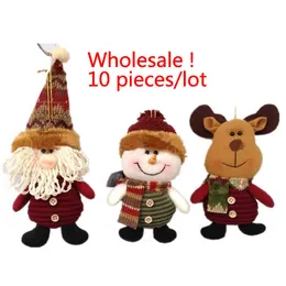 Santa Claus Snow Man Doll Christmas Decorations Xmas Tree Gadgets Ornaments Doll Christmas Gift G666