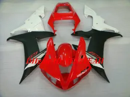 Hi-Quality Motorcycle Fairing kit for YAMAHA YZFR1 02 03 YZF R1 2002 2003 YZF1000 ABS Red white black Fairings set+Gifts YE18