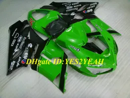 حقن mold Vairing kawasaki Ninja ZX6R 636 05 06 ZX 6R 2005 ABS Cool green Fairings set+Gifts SP07