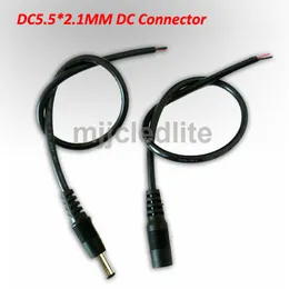 DC Güç Kablosu Tel Erkek Dişi Konnektör 5.5 * 2.1mm güç kaynağını değiştirmek için kullanılan, tek renk led şerit ışık, led sert çubuk