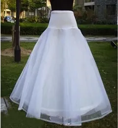 2019 frete grátis acessórios nupciais em estoque uma linha de um-hoop acessórios nupciais crinolina deslizamento anágua-underskirt vestidos de noiva
