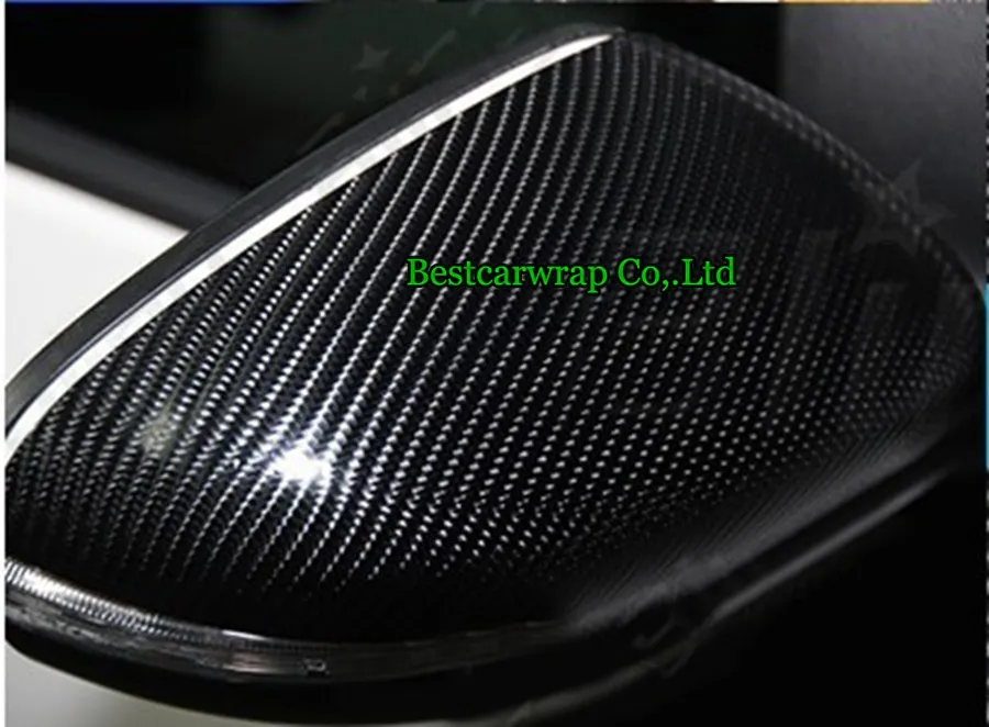 5ft X 6ft Black Twill-weave 3D Carbon Fiber Vinyl Film Wrap Sheet With Air Release