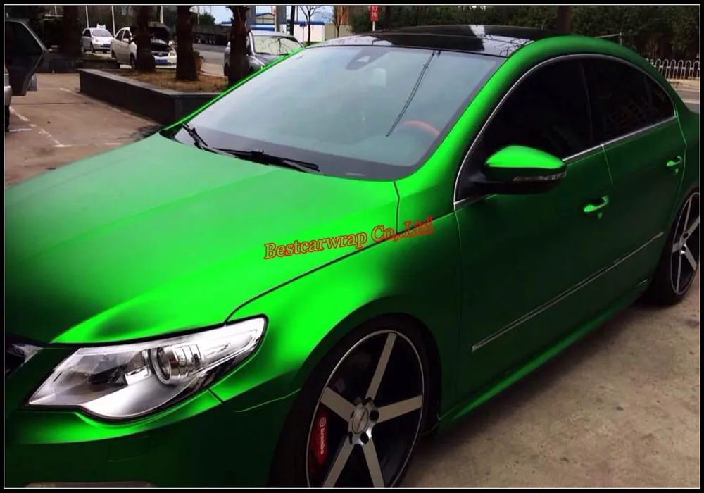 Brushed Matte Chrome Car Wrap Vinyl Foil with Air Ducts - China