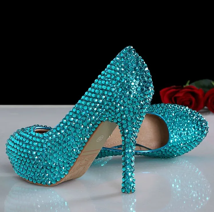 Turquoise Wedding Shoes for Women products for sale | eBay