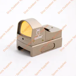 Drss Docter 1x22 QD Otomatik Parlaklık Duyarlı Kontrol Red Dot Sight Airsoft Açık Hava Etkinlikleri AR Koyu Toprak (DS5041B)