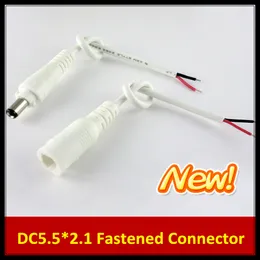 100 Paires 5.5X2.1mm Mâle Femelle DC Alimentation Plug Jack Connecteur Câble Fil 30CM