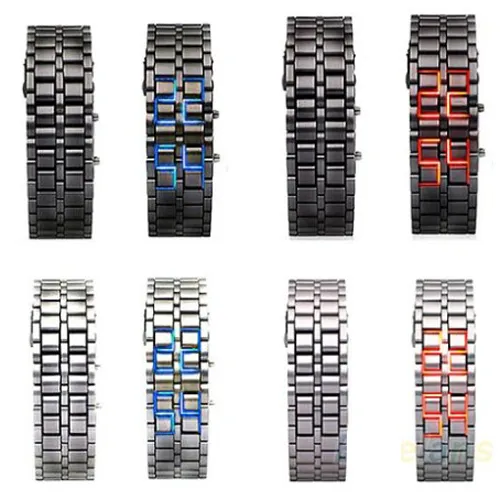 Faceless led watch clearance