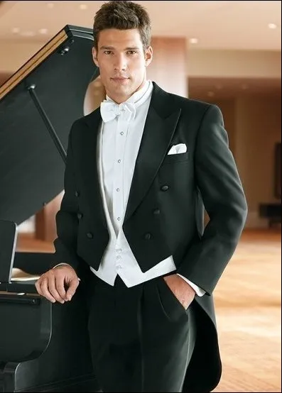 Frac Smoking Dello Sposo Doppiopetto Risvolto A Lancia Best Man