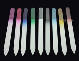 Glass Nail Files Durable Crystal File Nail Buffer Nail Care 5.5" /14CM Colorful Free Shipping#NF014