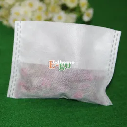 Hot Sale! 70X100mm Non-woven Empty bag,Disposable Folding Teabags, for or flowers